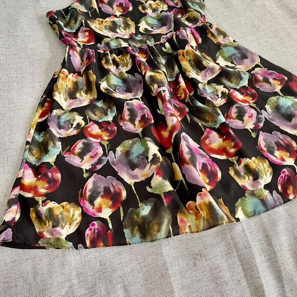 MM Couture by Miss Me Dress Women's Size Large Floral Flare Sleeveless - Picture 3 of 12